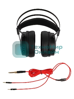 Проводные наушники Axelvox AX82 черный, полноформатные