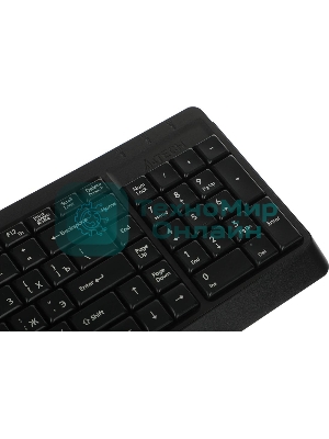 Клавиатура проводная A4Tech Fstyler FK15, USB, черный