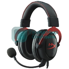 Гарнитура HyperX Cloud II красный, проводная, совместимость с консолями