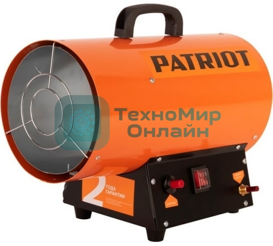 Тепловая пушка газовая Patriot GS 12 красный