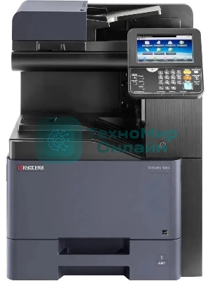 МФУ лазерное Kyocera TASKalfa 308ci (1102WL3NL0), A4, цветной, печ. до 30 стр/мин., скан. до 40 стр/мин (ч/б), 30 стр/мин (цв.), 1200 x 1200 dpi (печать) 600x600dpi (скан.), RJ-45, Air Print
