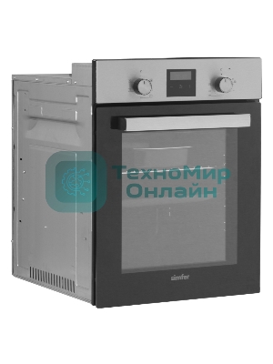 Электрический духовой шкаф Simfer B4EM56016, встраиваемый, нержавеющая сталь