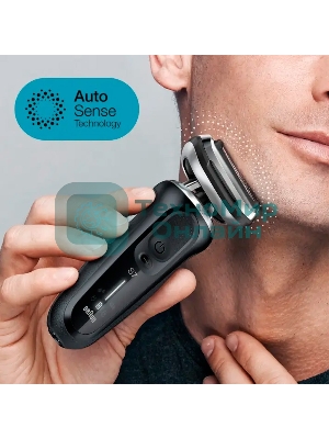 Электробритва сетчатая Braun Series 7 71-N1000S реж.эл.:3 питан.:аккум. черный