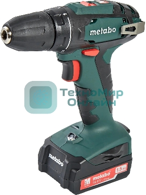 Дрель-шуруповерт Metabo BS 14.4 602206550, 14,4 В, 1,5 Ач, 40 Нм, щеточный