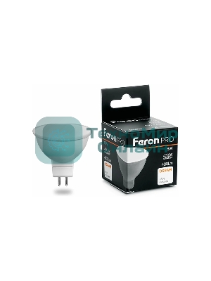 Лампа светодиодная Feron PRO LB-1606 MR16 G5.3 6W 4000K