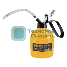 Масленка-нагнетатель Denzel металлический корпус, 0,3 л, гибкий наконечник