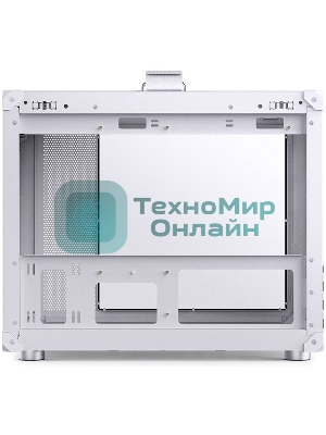 Компьютерный корпус без блока питания JONSBO C6 MAX Handle, Mini-Tower, TG, no fan, 1xUSB-A 3.0 + 1xUSB-C 3.1, mATX, mITX белый