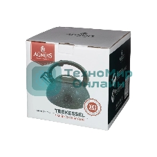 Чайник для плиты AGNESS 907-080 Black Marble нерж. 3 л