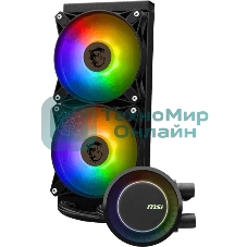 Система жидкостного охлаждения MSI MAG CORELIQUID E240 2x ARGB Fan LGA 1200/1700 AM5/AM4 (306-7ZW5E17-C24)