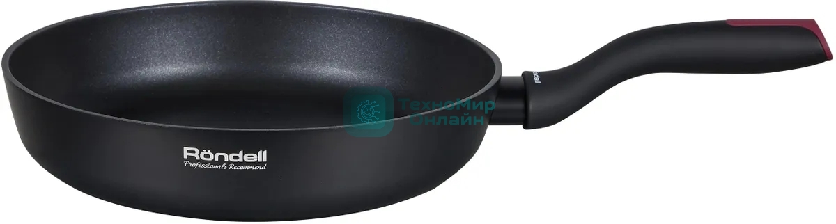 Сковорода Rondell Lilac RDA-1980 круглая 28см, покрытие: Xylan Plus ручка несъемная (без крышки) черный