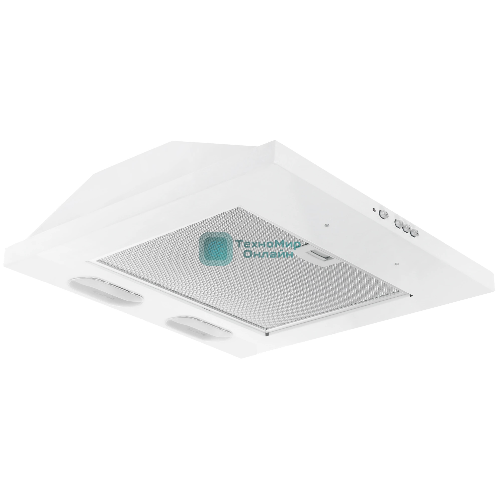 Вытяжка каминная Elikor Оптима 50П-400-К3Л белый, 50 см, 400 куб. м/ч, 55 дБ