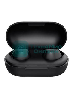 Наушники TWS Haylou T16 черный, внутриканальные, Bluetooth, активное шумоподавление, до 6 ч