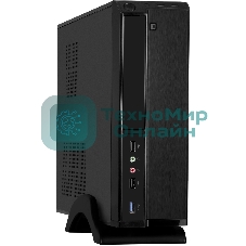 Компьютерный корпус Desktop ExeGate MI-207U-400W-8 (miniITX/mATX, БП M400 с вент. 8см, 1*USB+1*USB 3.0, аудио, черный)