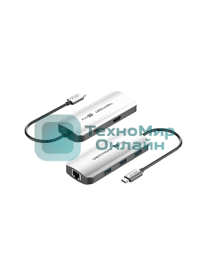Мультифункциональный хаб Vention USB Type C 6 в 1