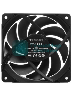 Вентилятор для корпуса Thermaltake TOUGHFAN 12 Pro черный, 120 мм, 2000 об/мин, 22.6 дБ, 4 pin