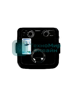 Стиральная машина Horizont WM-4601W черная, загрузка вертикальная 4.6кг, класс: A