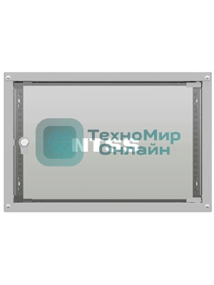 Шкаф коммутационный NTSS LIME (NTSS-WL6U5535GS) настенный 6U 550x350 мм пер. дв. стекл несъемн. бок. пан. 30 кг серый 8.3 кг 110 град. IP20