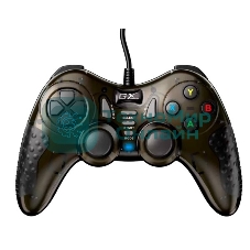 Геймпад проводной Genius GX-19UV/для ПК и PlayStation3, PlayStation4/19 кнопок/2 вибромотора/2 мини-джойстика/кабель1.8м/темно-медный (31610003400)
