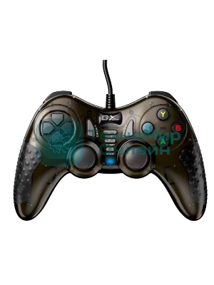 Геймпад проводной Genius GX-19UV/для ПК и PlayStation3, PlayStation4/19 кнопок/2 вибромотора/2 мини-джойстика/кабель1.8м/темно-медный (31610003400)