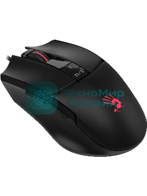 Мышь проводная A4Tech Bloody L65 Max черный, 12000 dpi, USB, кнопки - 7