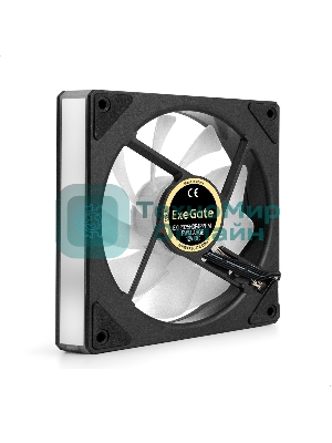 Вентилятор с подсветкой ExeGate EX12025H3P4PPRM-PWM.ARGb (120x120x25, ARGb, Hydraulic bearing (гидродинамический), 4pin + 3pin, 600-1800RPM, 26dBA)