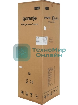 Холодильник Gorenje RK4181PS4 нержавеющая сталь двухкамерный 198/66л морозилка снизу, капельная система