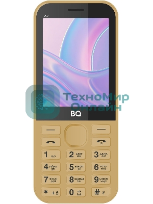 Мобильный телефон BQ 2843 Air золотистый