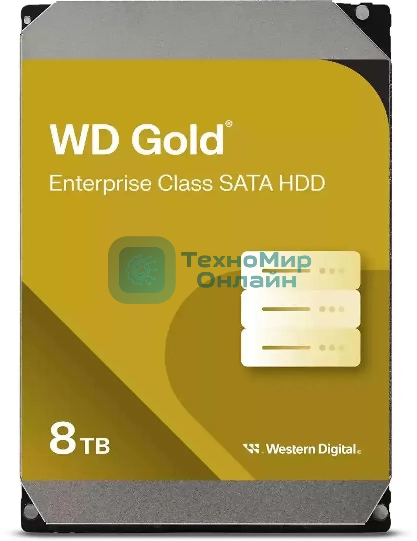 Жесткий диск WD SATA-III 8Tb WD8005FRYZ Desktop Gold 512E (7200rpm) 256Mb 3.5