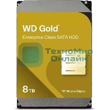 Жесткий диск WD SATA-III 8Tb WD8005FRYZ Desktop Gold 512E (7200rpm) 256Mb 3.5