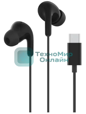 Проводные наушники Xiaomi Type-C Earphones черный, внутриканальные, USB Type-C