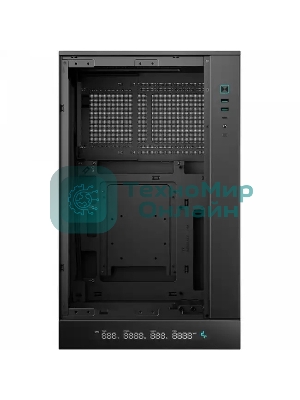 Компьютерный корпус MiniTower Deepcool CH270 черный (Mini-ITX, без БП, 2*Type A+USB Type-C) (R-CH270-BKNDM0-G-1)