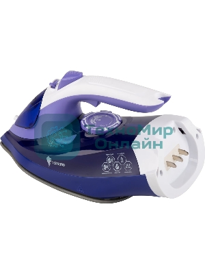 Утюг LEONORD LE-1807U фиолетовый, 2600 Вт, 28 г/мин, 1 г/удар, 350 мл