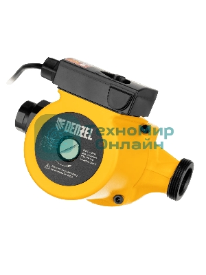 Циркуляционный насос Denzel CP25-8, напор 8 м, 130 л/мин, 1 м кабель, монт. длина 180 мм