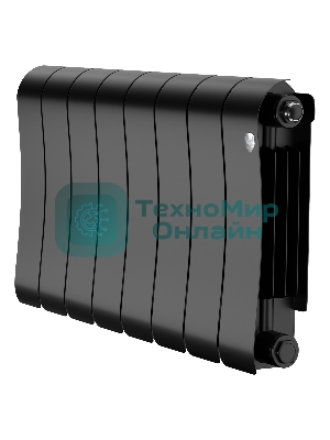 Радиатор биметаллический Royal Thermo Infinity 300 Noir Sable - 8 секц.