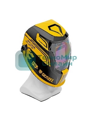 Щиток защитный лицевой (маска сварщика) Denzel F10, см. окно 100х96, Real Color, DIN 4-8/9-13