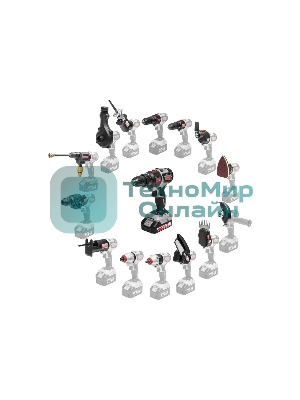 Дрель-шуруповерт ИНТЕРСКОЛ ММ-18В МультиМАКС, 18 В, 2 Ач, 42 Нм, бесщеточный