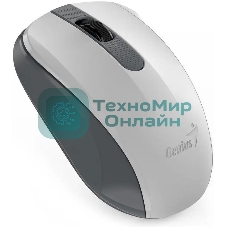 Мышь беспроводная Genius NX-8008S белый/серый, 1200 dpi, радиоканал, USB, кнопки - 3