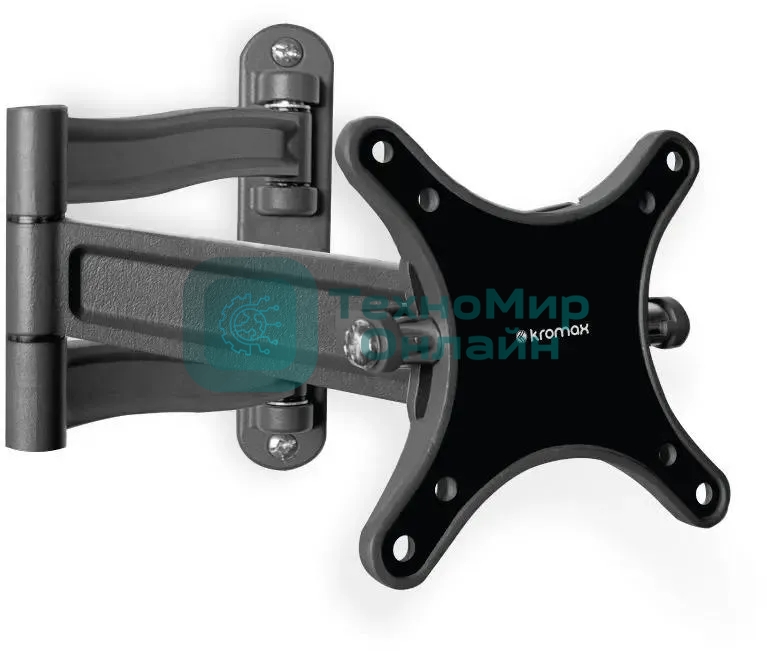 Кронштейн для телевизора Kromax TECHNO-1 темно-серый, 10