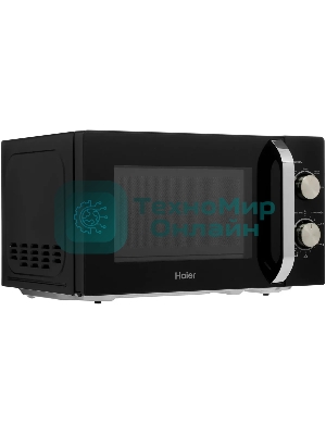Микроволновая печь Haier HMB-MM208BA черный/серебристый, 20 л, 800 Вт, переключатели - поворотный механизм