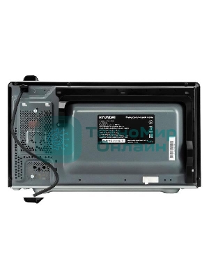 Микроволновая печь Hyundai HYM-D3040 черный, 23 л, 800 Вт, переключатели - кнопки, поворотный механизм