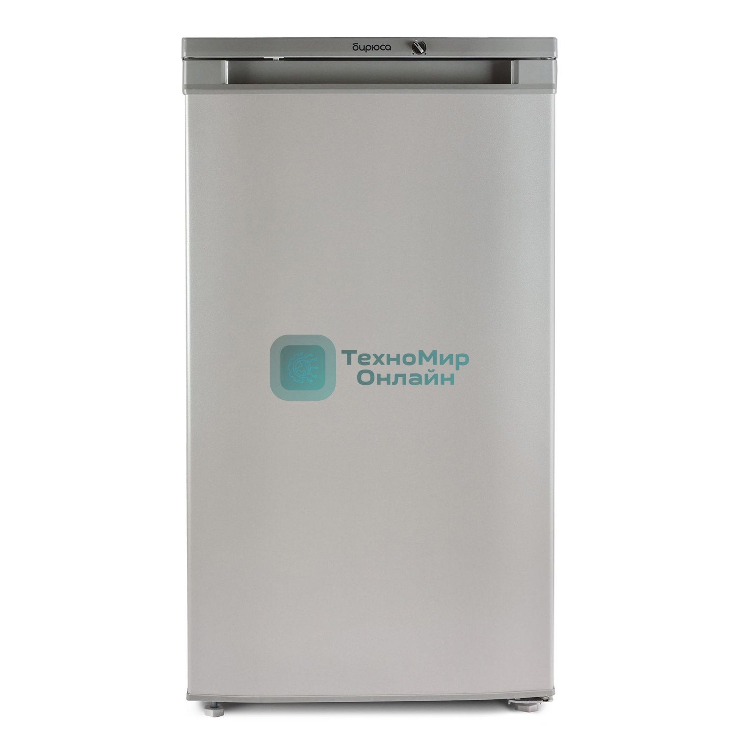 Холодильник Бирюса M408 металлик однокамерный 88/27л морозилка сверху