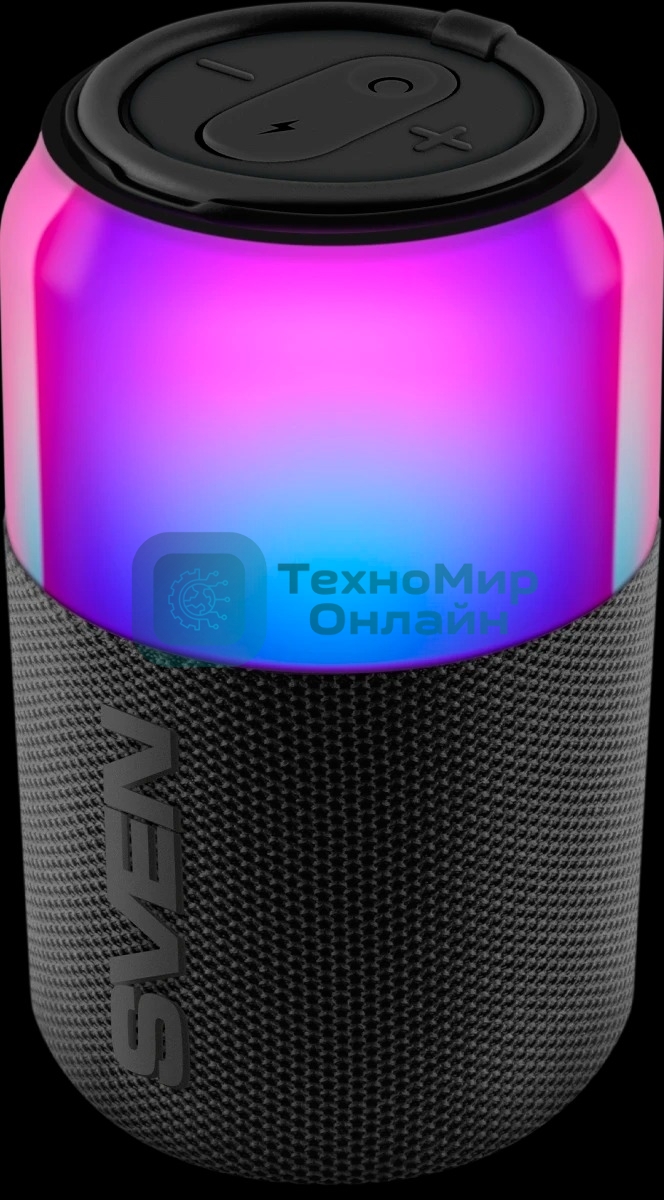 Колонка портативная SVEN PS-130 black (10 Вт, USB, Bluetooth, питание от USB/аккумулятора)