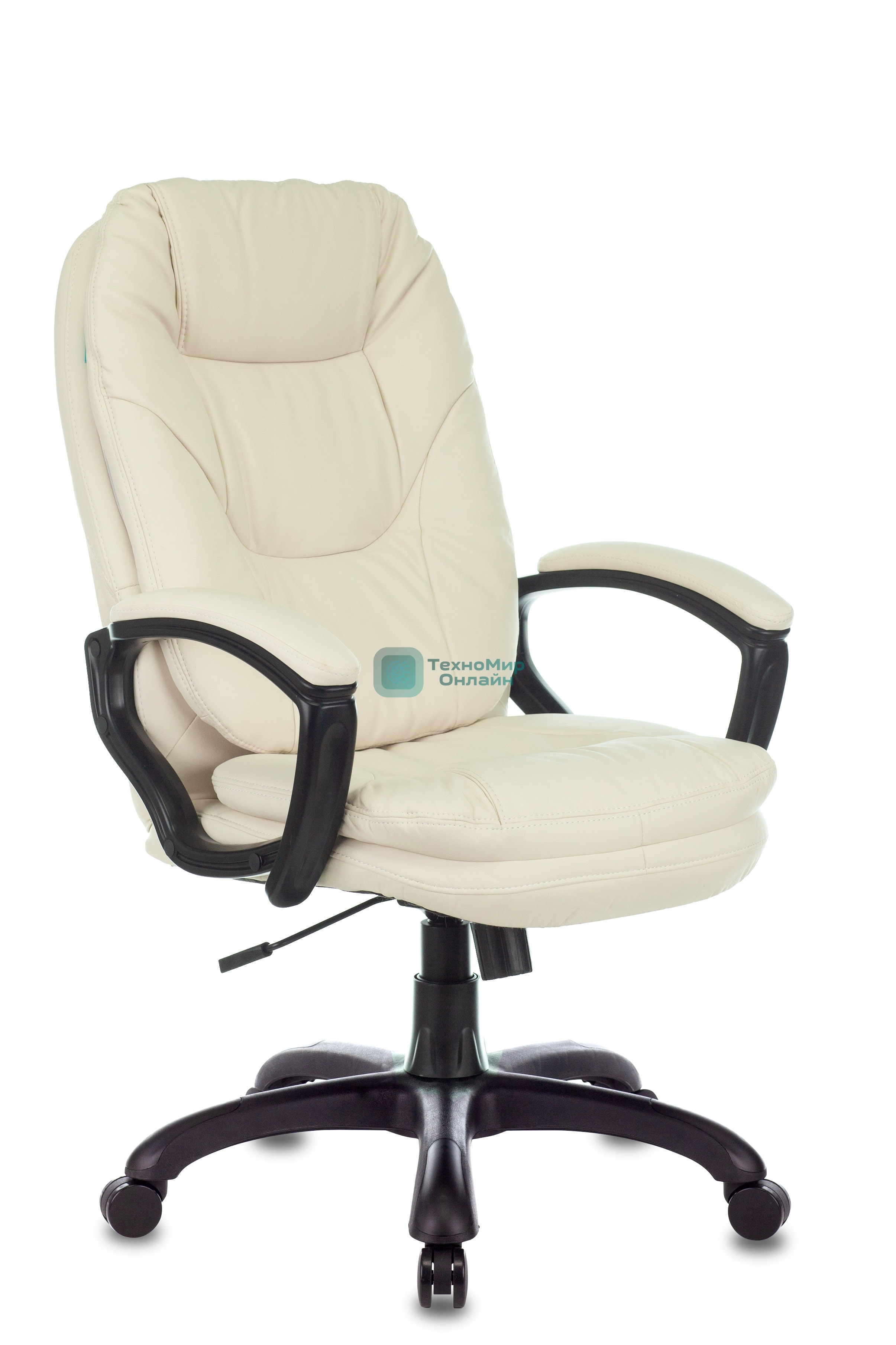 Кресло Бюрократ CH-868N OR-10 слоновая кость, экокожа