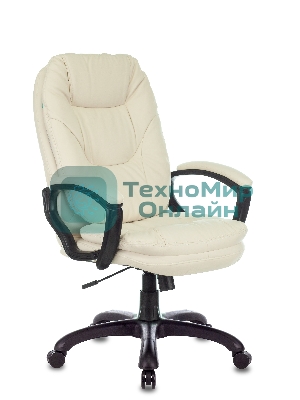 Кресло Бюрократ CH-868N OR-10 слоновая кость, экокожа