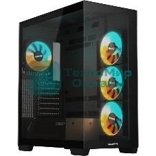 Компьютерный корпус Gigabyte Gb-C500P ST черный без БП ATX 3x120мм 6x140мм 2xUSB 3.0 1xUSB3.1 audio bott PSU