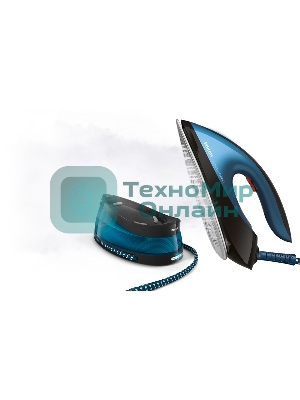 Паровая станция Philips GC7833/80, синий/черный