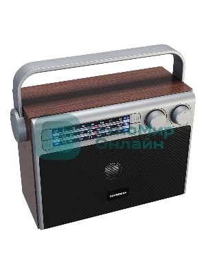 Радиоприемник SOUNDMAX SM-RD2122UB(темное дерево)