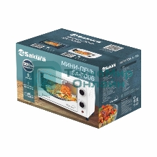 Мини-печь Sakura SA-7006W 9л 900 Вт, таймер