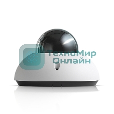 Купольная камера 4K PoE Ubiquiti UniFi Protect Camera G6 Dome White с ночным видением, интеллектуальным распознаванием и прочным антивандальным корпусом.