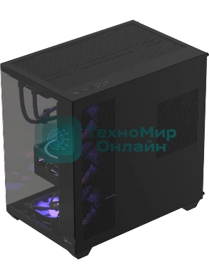 Корпус Formula Crystal Z2 Plus AR V2 Black, Midi-Tower, чёрный, 4 x 120 мм